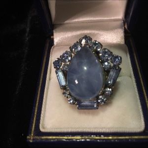 Blue Antique Ring - Costume Jewelry